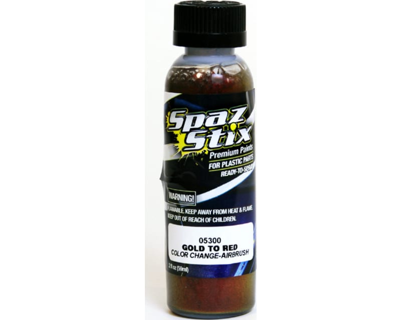 Color Change Airbrush Ready Paint Gold/Red 2oz Bottle