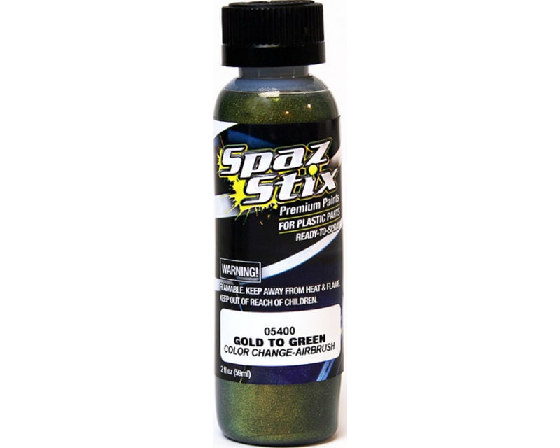 Color Change Airbrush Ready Paint Gold/Green 2oz Bottle