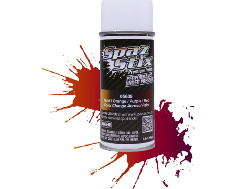 Color Change Aerosol Paint Gold/Orange/Purple/Red 3.5oz Can