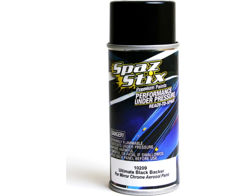 Ultimate Black Backer for Mirror Chrome Aerosol 3.5oz Can