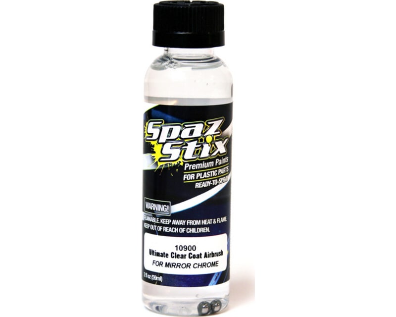 Ultimate Clear Coat for Mirror Chrome Airbrush Ready Paint 2oz