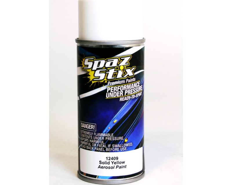 Solid Yellow Aerosol Paint 3.5oz Can