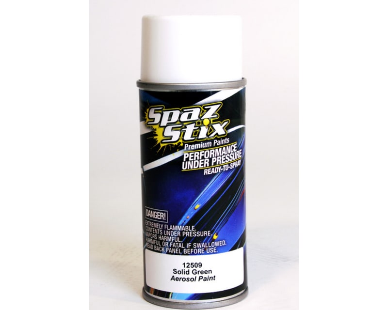 Solid Green Aerosol Paint 3.5oz Can