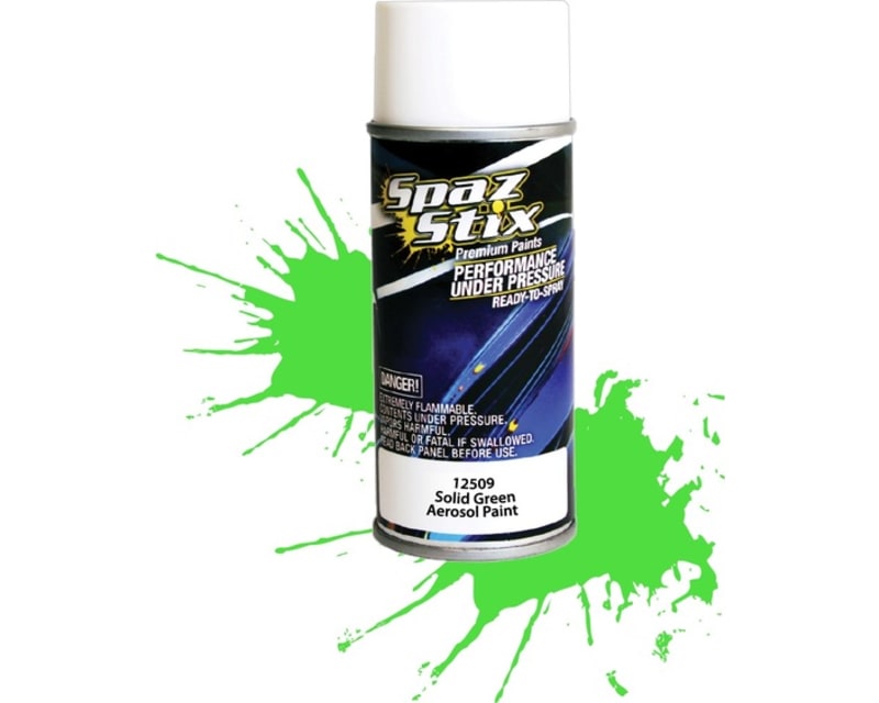 Solid Green Aerosol Paint 3.5oz Can