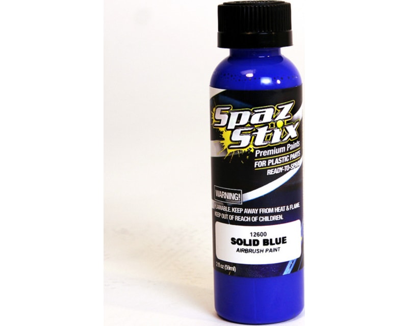Solid Blue Airbrush Ready Paint 2oz Bottle photo