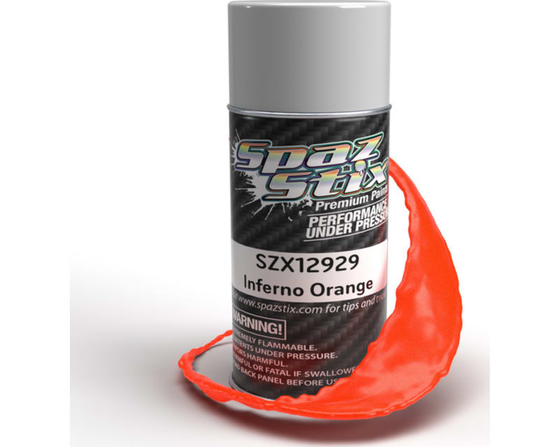 Inferno Orange Aerosol Paint, 3.5oz Can