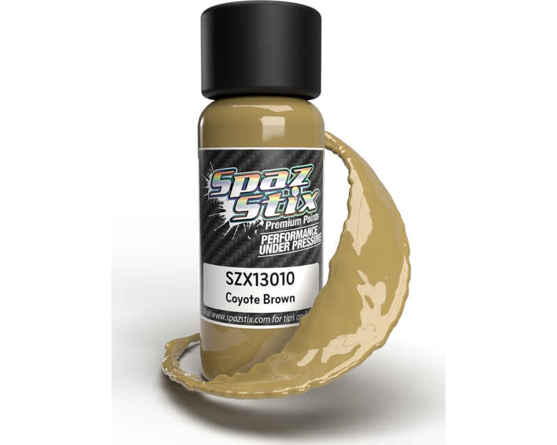Coyote Brown Airbrush Ready Paint 2oz Bottle