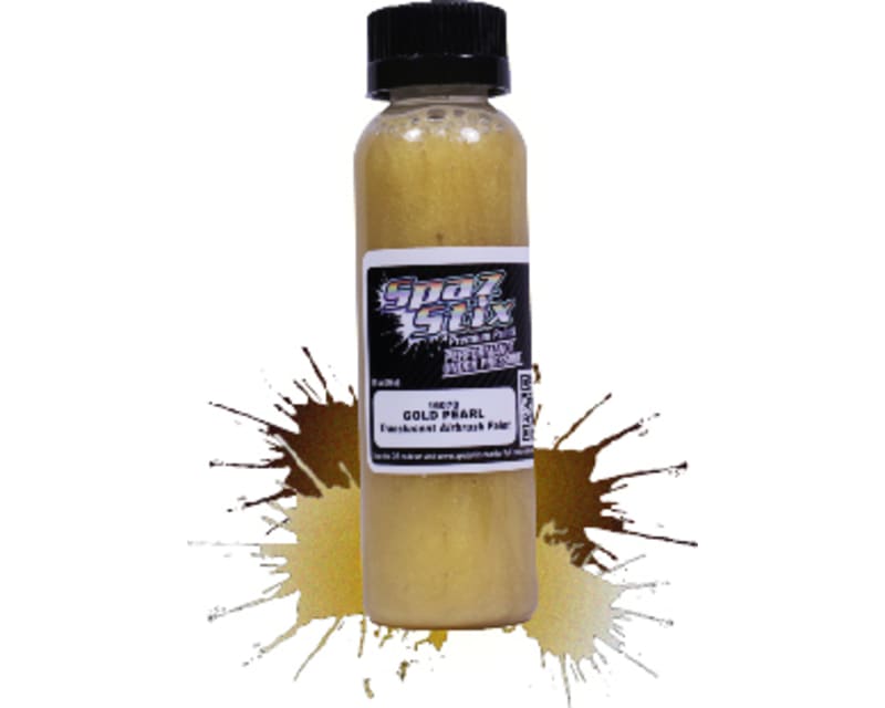 Gold Pearl Airbrush Ready Paint 2oz Bottle photo