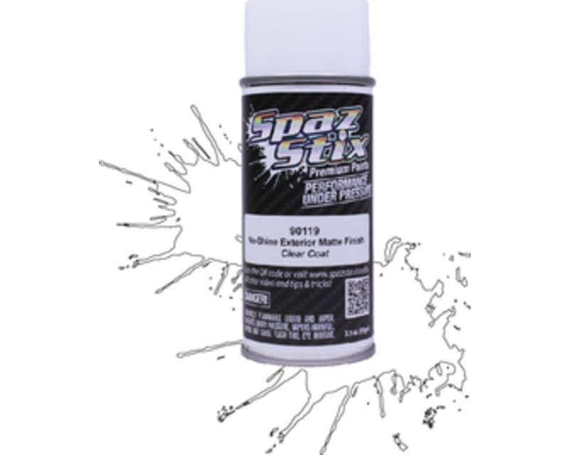No-Shine Exterior Matte Finish Clear Coat 3.5oz Aerosol Can