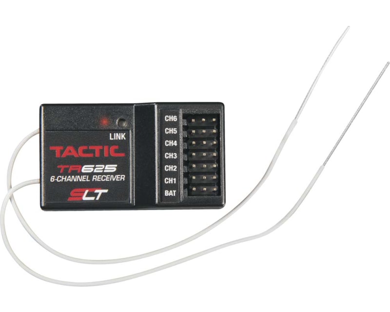 Tr625 6ch 2.4ghz Slt Receiver W/Twin Antennas photo