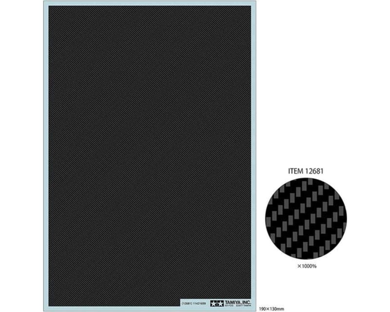 Carbon Pattern Decal Set Twill Weave / Fine