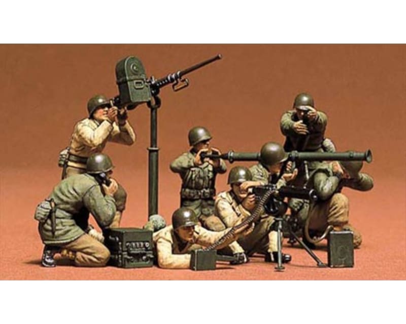 1/35 U.S. Gun And Mortar Team Plastic Model Kit