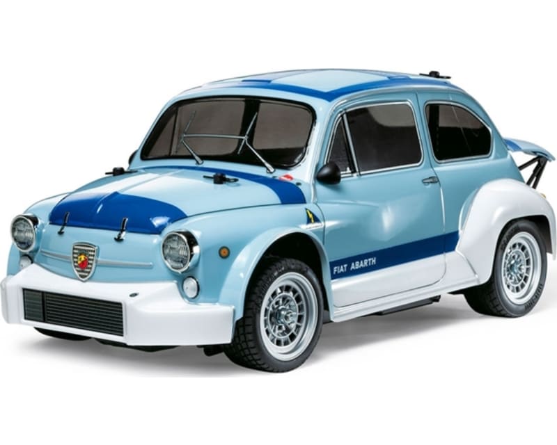 1/10 RC Fiat Abarth 1000 TCR Berlina Corse Blue-Gray Painted Bod