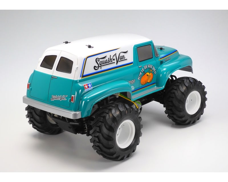 1:10 R/C Squash Van Green & White Painted Body GF-02