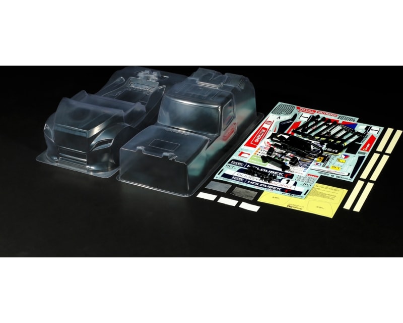 Tap to zoom 1:14 Scale R/C Buggyra Fat Fox CLEAR Body Parts Set Euro Truck