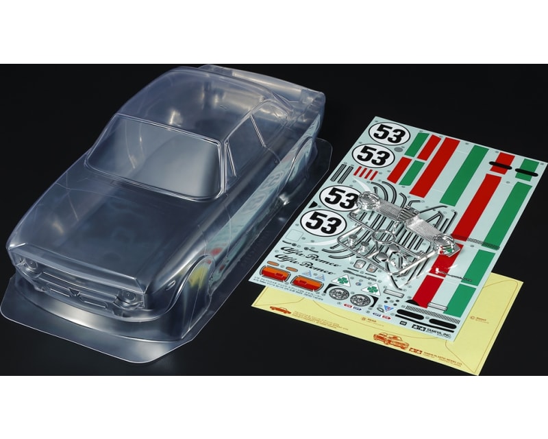 1/10 Scale RC Alfa Romeo Giulia Sprint GTA Club Racer Body Parts