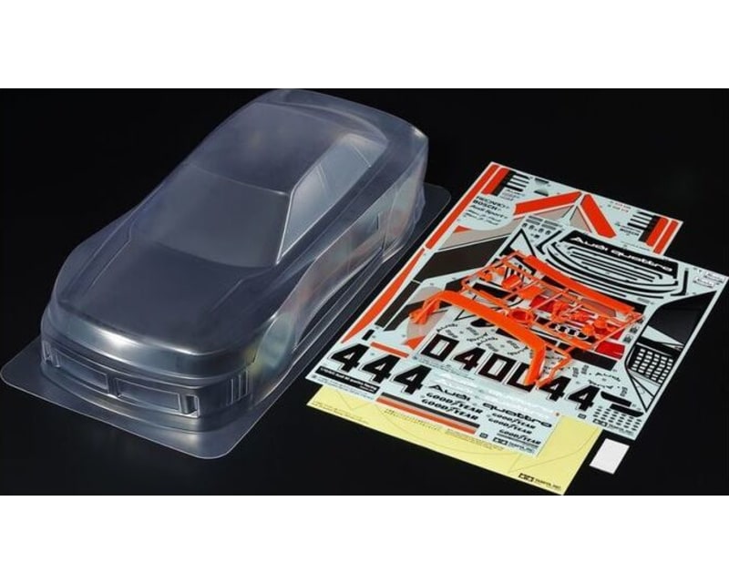 1/10 Scale RC Audi 90 quattro Racing Body Parts Set photo