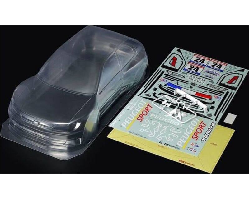 1/10 Scale RC Peugeot 306 Maxi Body Parts Set photo