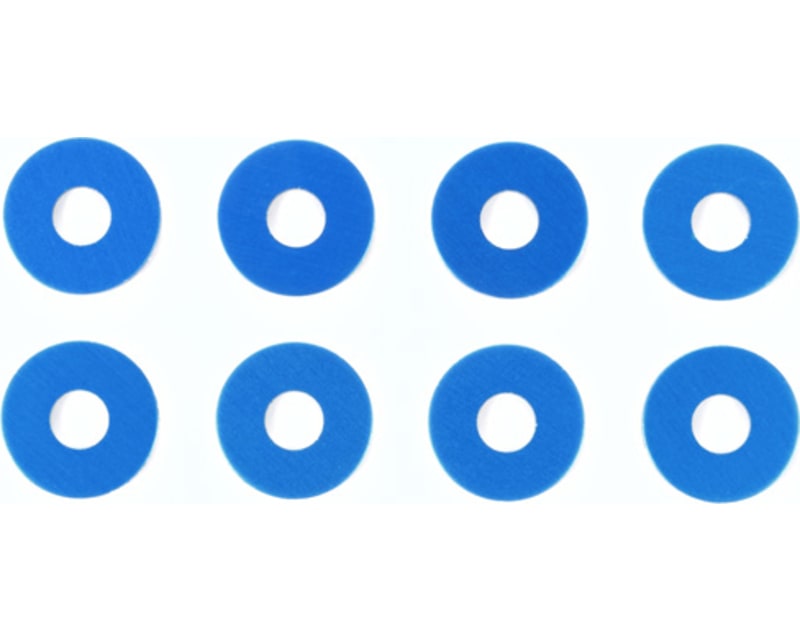 RC 0.75mm Wheel Spacer - Blue / 8 pieces