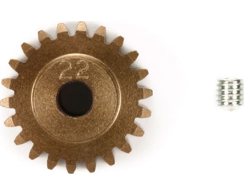 RC 06 Module Hard Coated Aluminum Pinion Gear 22t photo