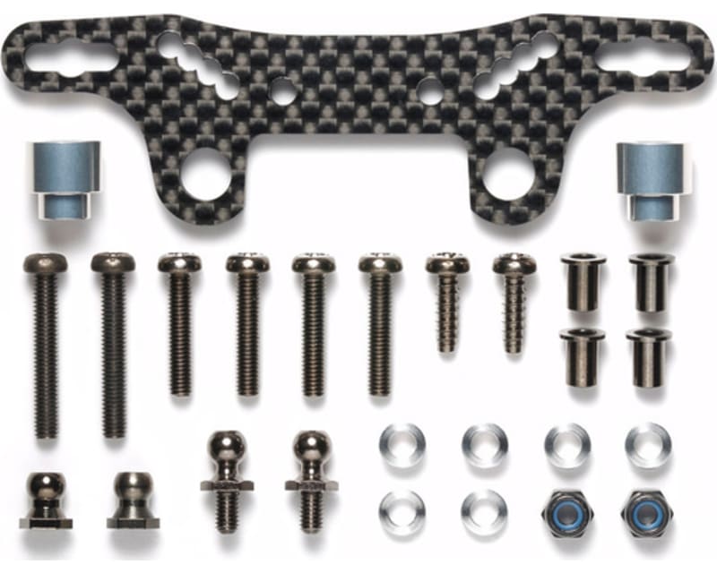 Tt-02 Carbon Damper Stay Ii 3.5mm Thick