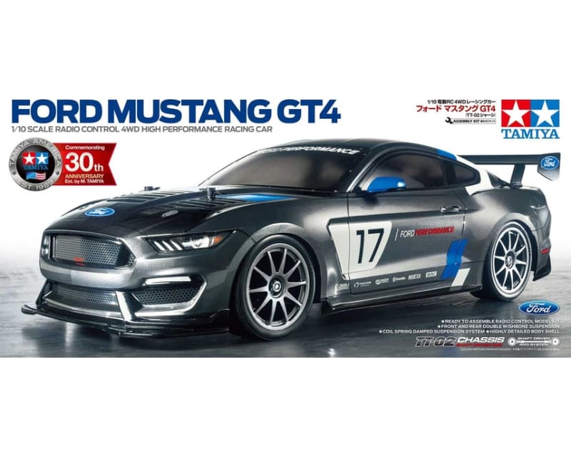 1/10 Ford Mustang GT4 TT-02 4WD On-Road Touring Kit