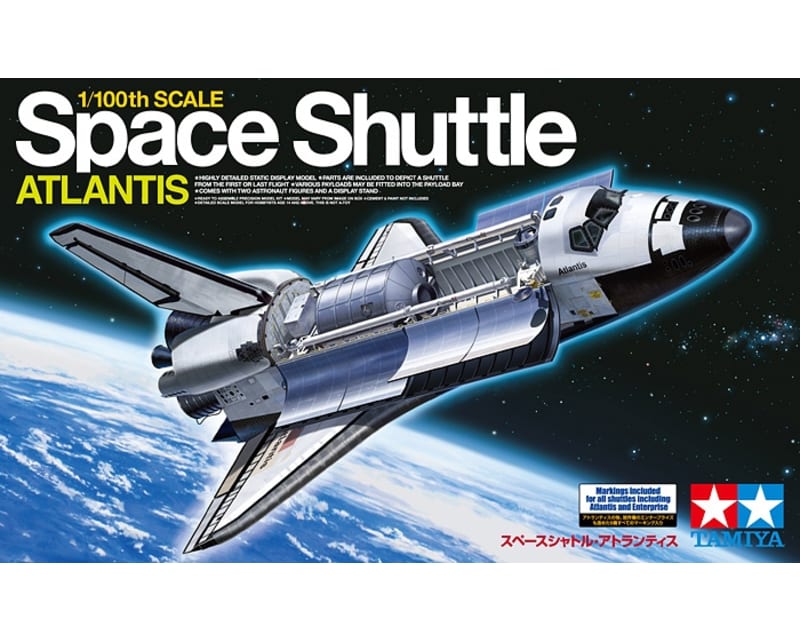 1:100 Space Shuttle Atlantis Plastic Model Kit