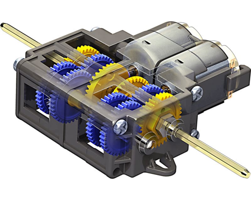 Double Gearbox L/R Independ 4-Speed