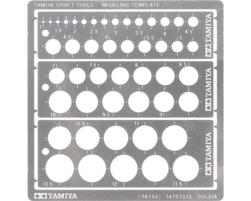 Modeling Template Round 1-12.5mm