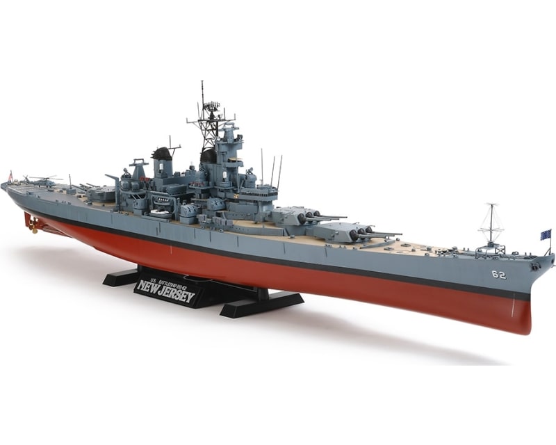1:350 Us Battleship Bb-62 New Jersey Scale Plastic Model Kit