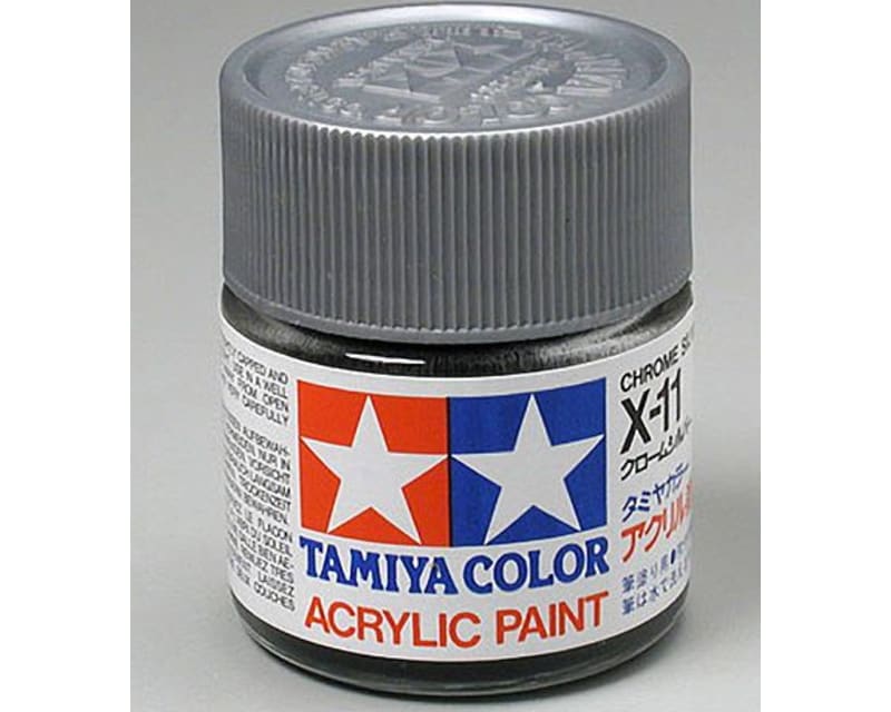 Acrylic X11 Gloss Chrome Silver