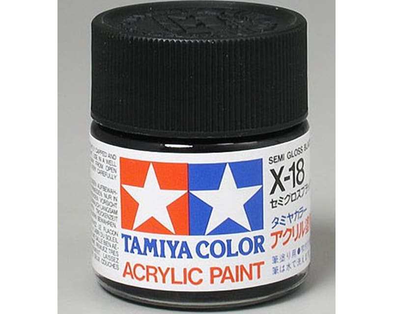Acrylic X18 Semi Gloss Black