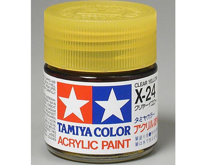 Acrylic X24 Gloss Clear Yellow