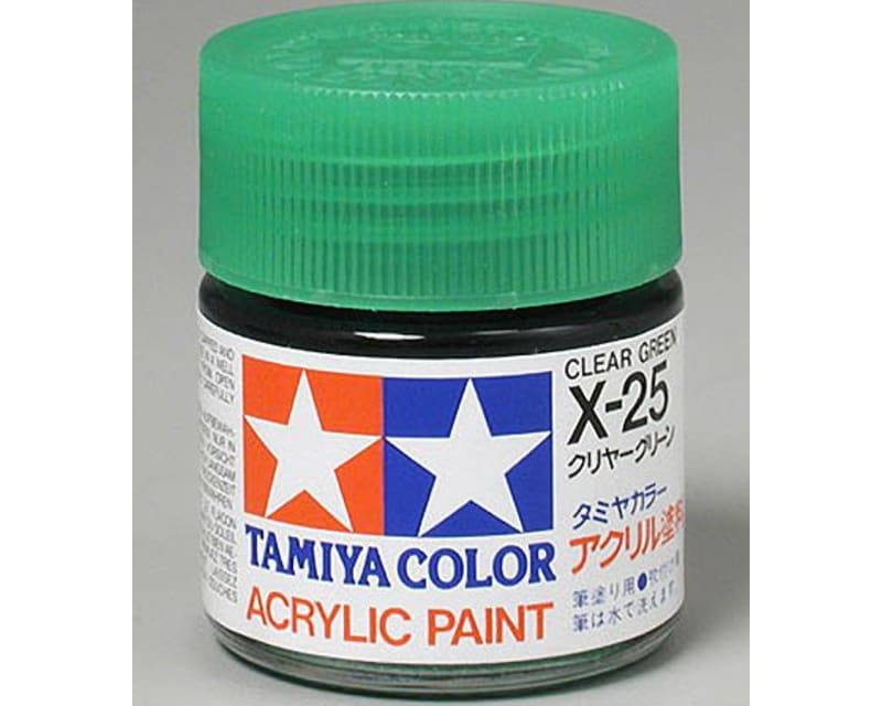 Acrylic X25 Gloss Clear Green