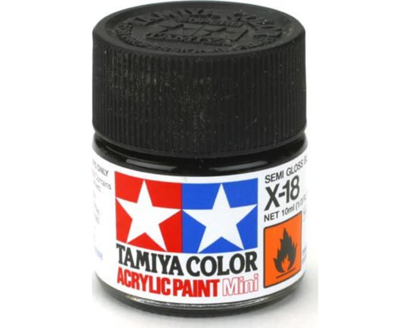 Acrylic Mini X18 Semi Gloss Black