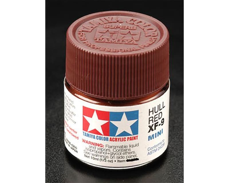 Acrylic Mini XF9 Hull Red