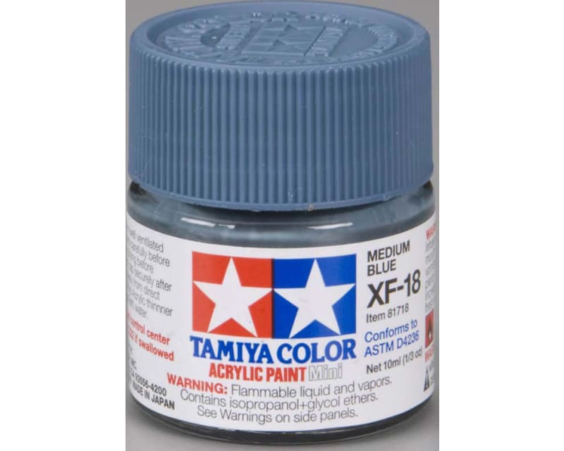 Acrylic Mini XF18 Medium Blue