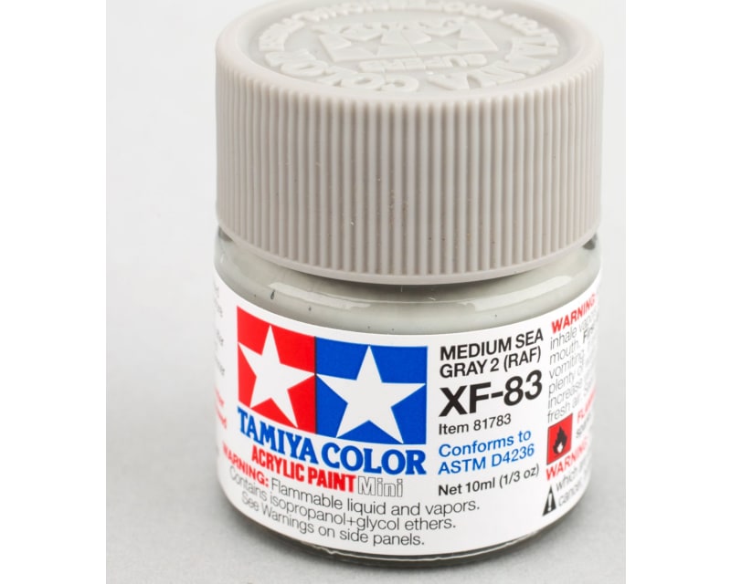 Acrylic Mini XF-83 Med Sea Gray 2 RAF 10ml Bottle