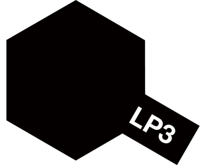 Tap to zoom Lacquer Paint LP-3 Flat Black 10 ML
