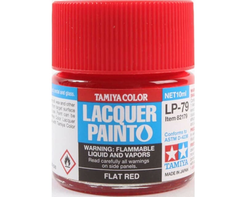 Tap to zoom Lacquer LP-79 Flat Red 10ml Bottle