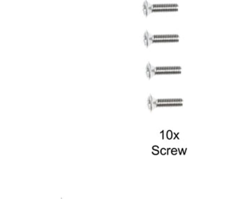 RC 3x10mm C.Sunk H.Screw: NDF-01 Nitro Thunder - 10pcs.