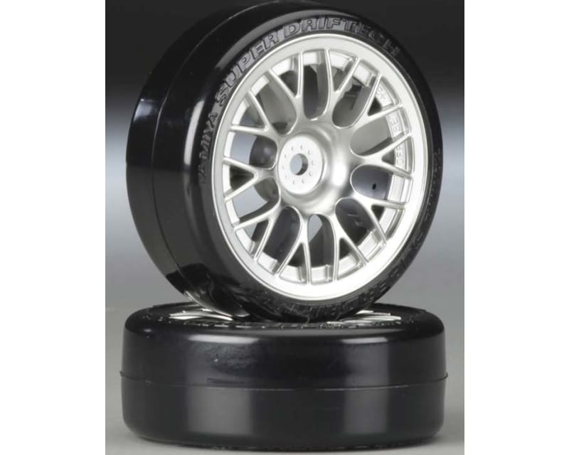Mtl-Pltd Mesh wheel w/Cmntd Sup Driftech Tires24mm