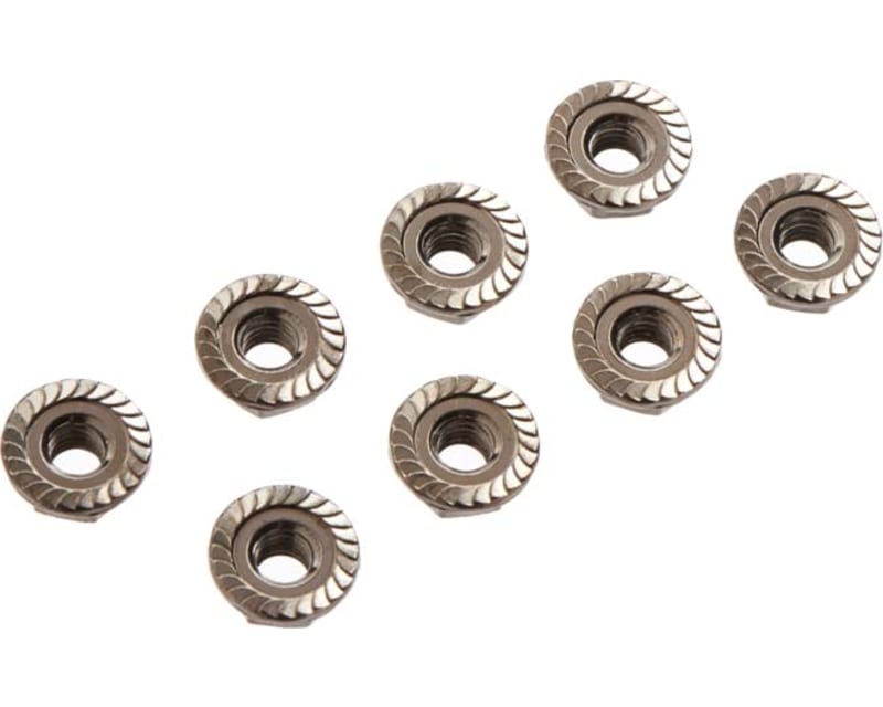 Tap to zoom Serrated Wheel Nuts 4mm Black (8)