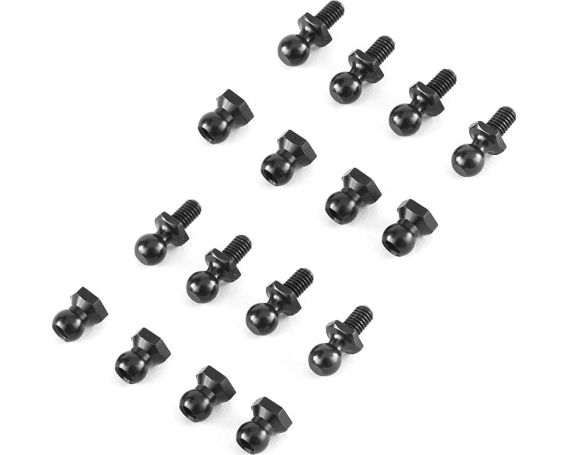 Aluminum Connector/Nut 5mm Black (8) photo