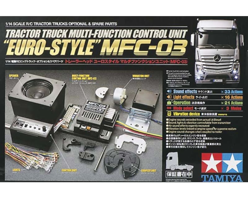 1/14 Tractor Truck Multi-Function Control Unit Euro Style Mfc-03