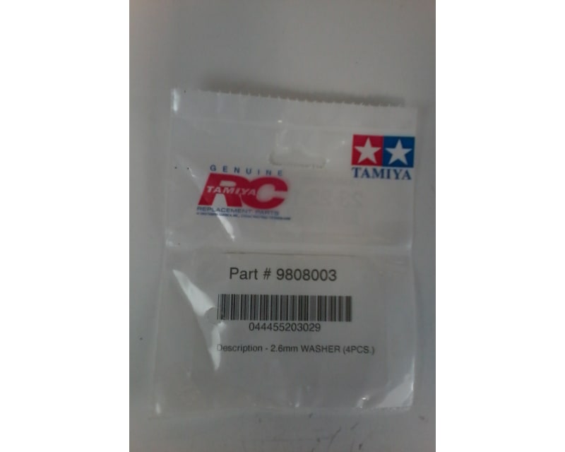RC 2.6mm Washer: WR-02 XB Wild Willy 2/CC-01 Mercedes-Benz Unim