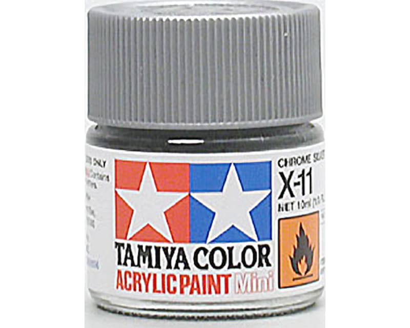 Tap to zoom Acrylic Mini X11 Chrome Silver