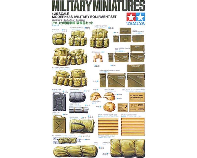 1/35 Mod Us Military Equip Set