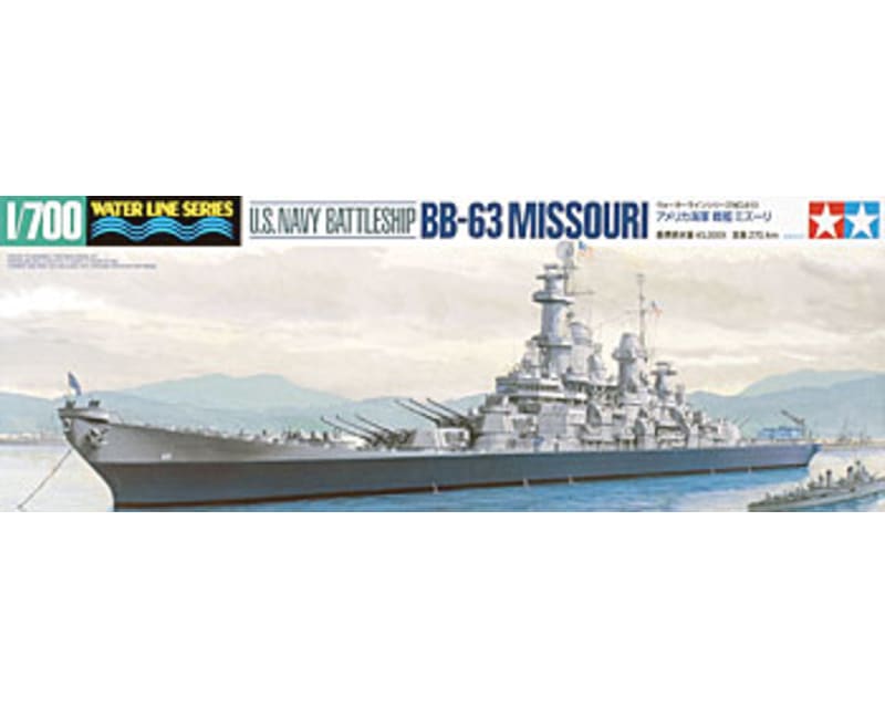 1/700 U.S.Navy Battleship Missouri Plastic Model