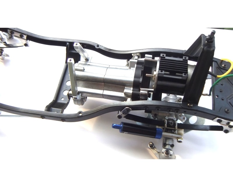 Tap to zoom Aluminum Scale Engine Cover & Motor heat sink Tamiya Bruiser